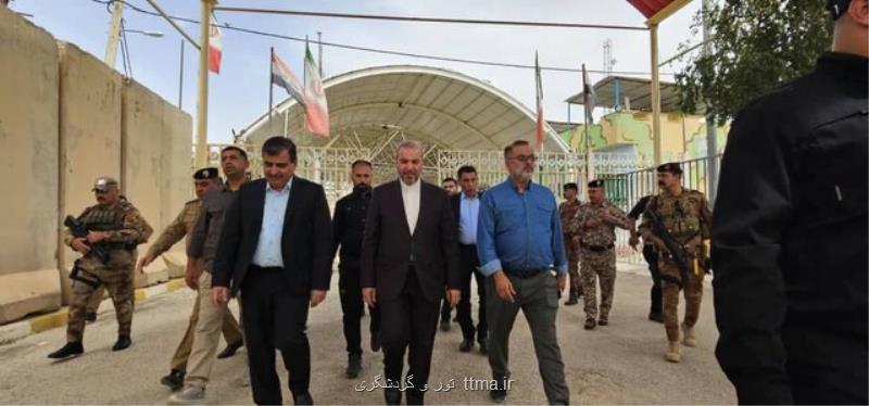 بازدید سفیر ایران و مقام های عراقی از مرز خسروی