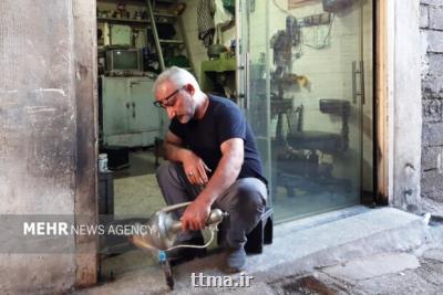 چکش تنها بازمانده هنر ورشوسازی در خوزستان همچنان می نوازد