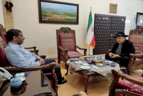 بهمن فرمان آرا با وزیر میراث فرهنگی دیدار کرد