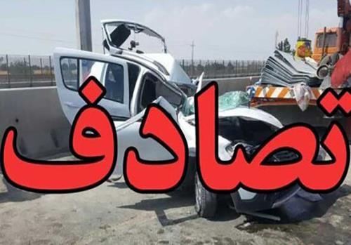 برخورد پژو با پراید در زنجان ۱۰ فوتی و مصدوم برجای گذاشت