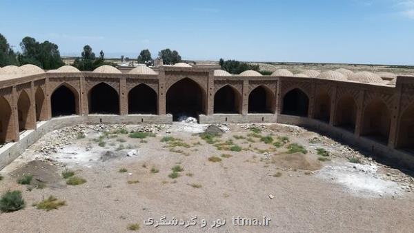 کاروانسرای فخرآباد بجستان مرمت شد