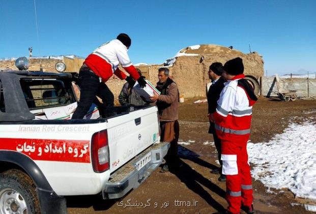 امدادرسانی هلال احمر به ۸۲۱ نفر در ۳ روز اخیر