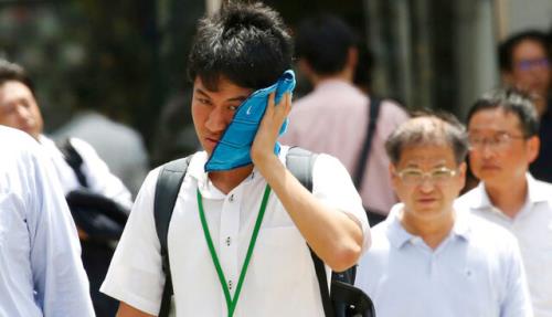 گسترش موج گرما در ژاپن