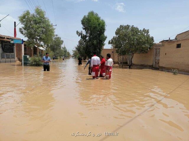 امدادرسانی به ۸ استان به علت مخاطرات جوی